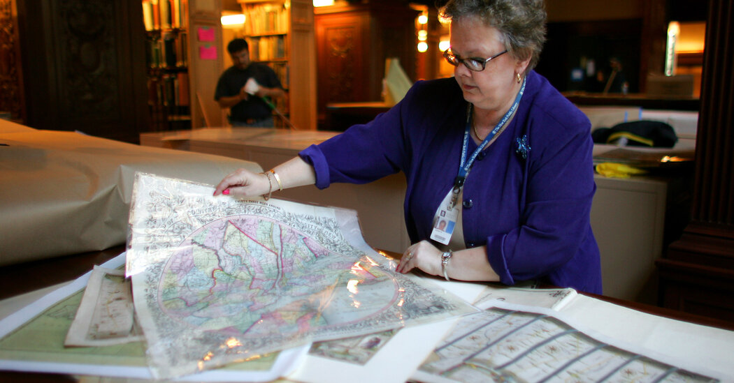 Alice Hudson, Librarian Who Built a Trove of Historic Maps, Dies at 77