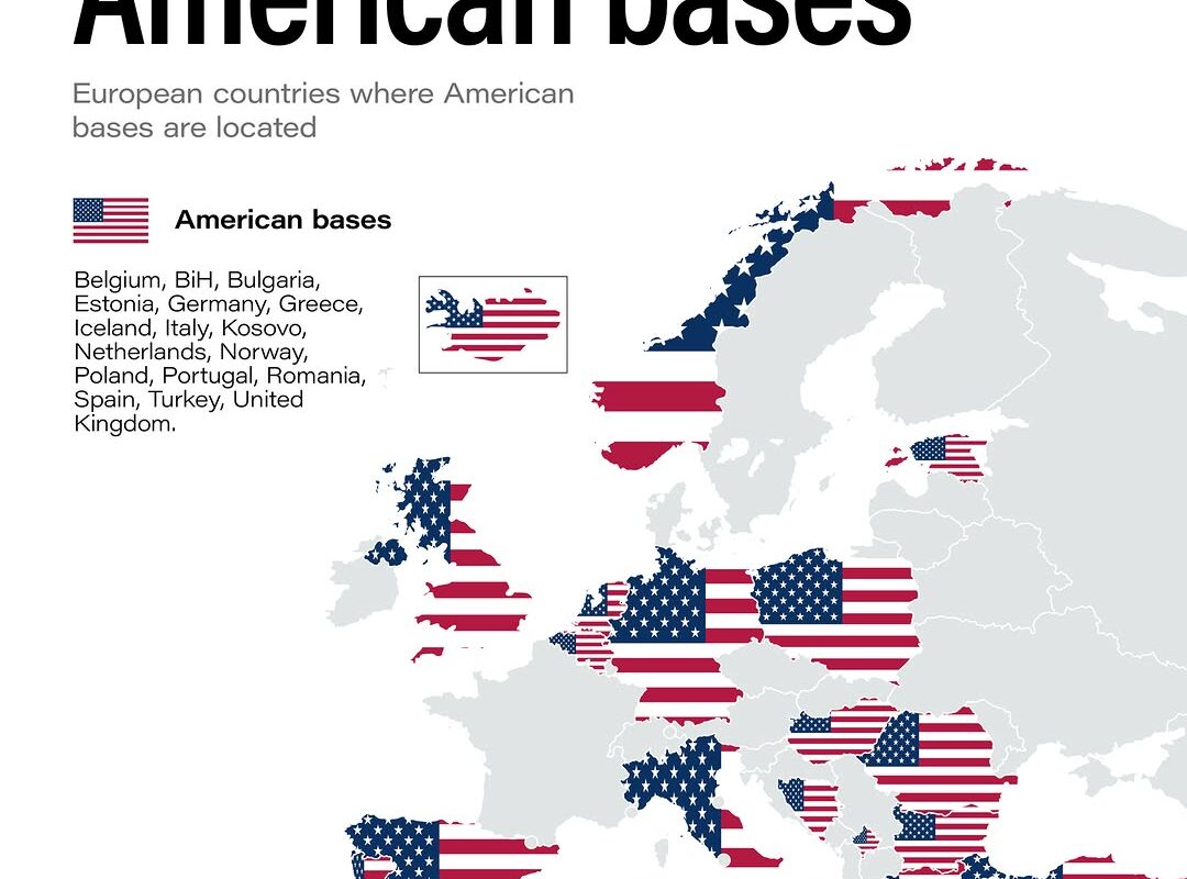 European Countries That Host American Miliary Bases – Brilliant Maps