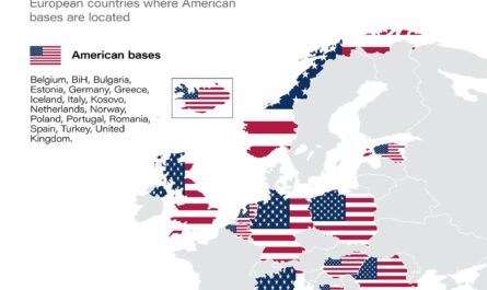 European Countries That Host American Miliary Bases – Brilliant Maps