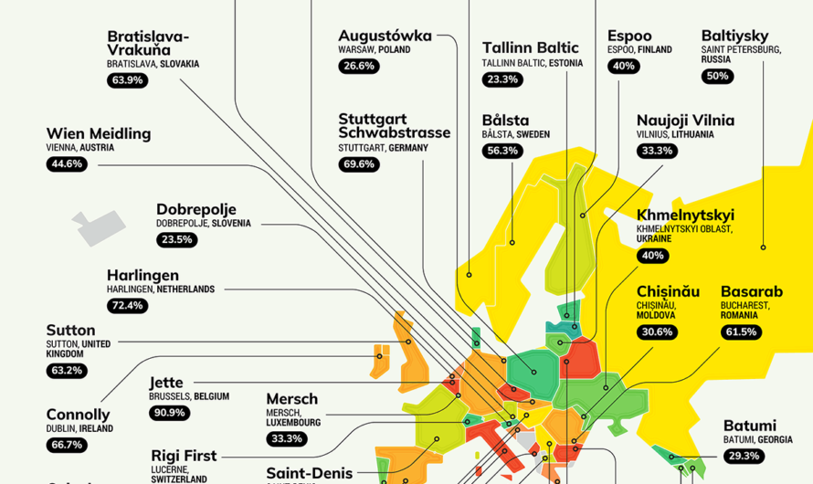 Most Stressful Train Stations In The World – Brilliant Maps