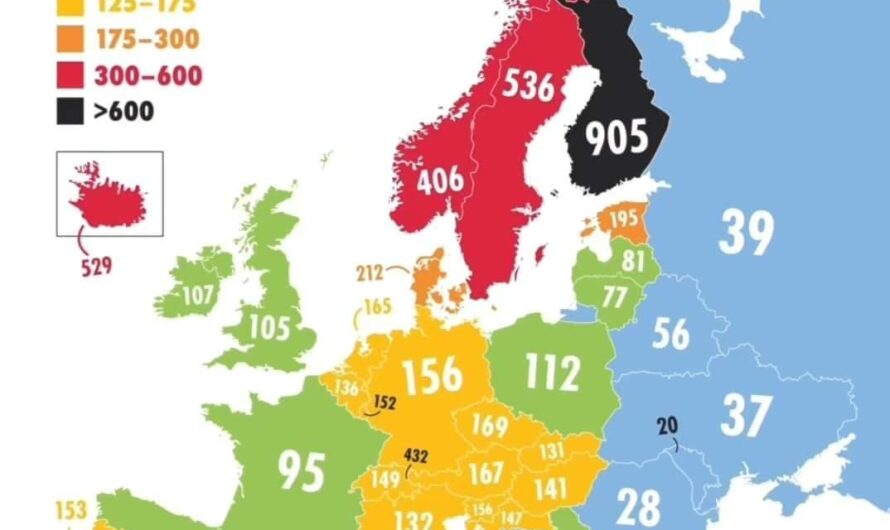 Which European Country Has The Most Metals Bands Per Person? – Brilliant Maps