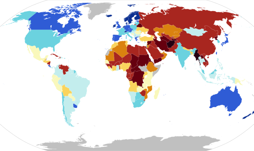 2024 Economist Intelligence Unit Democracy Index Map – Brilliant Maps